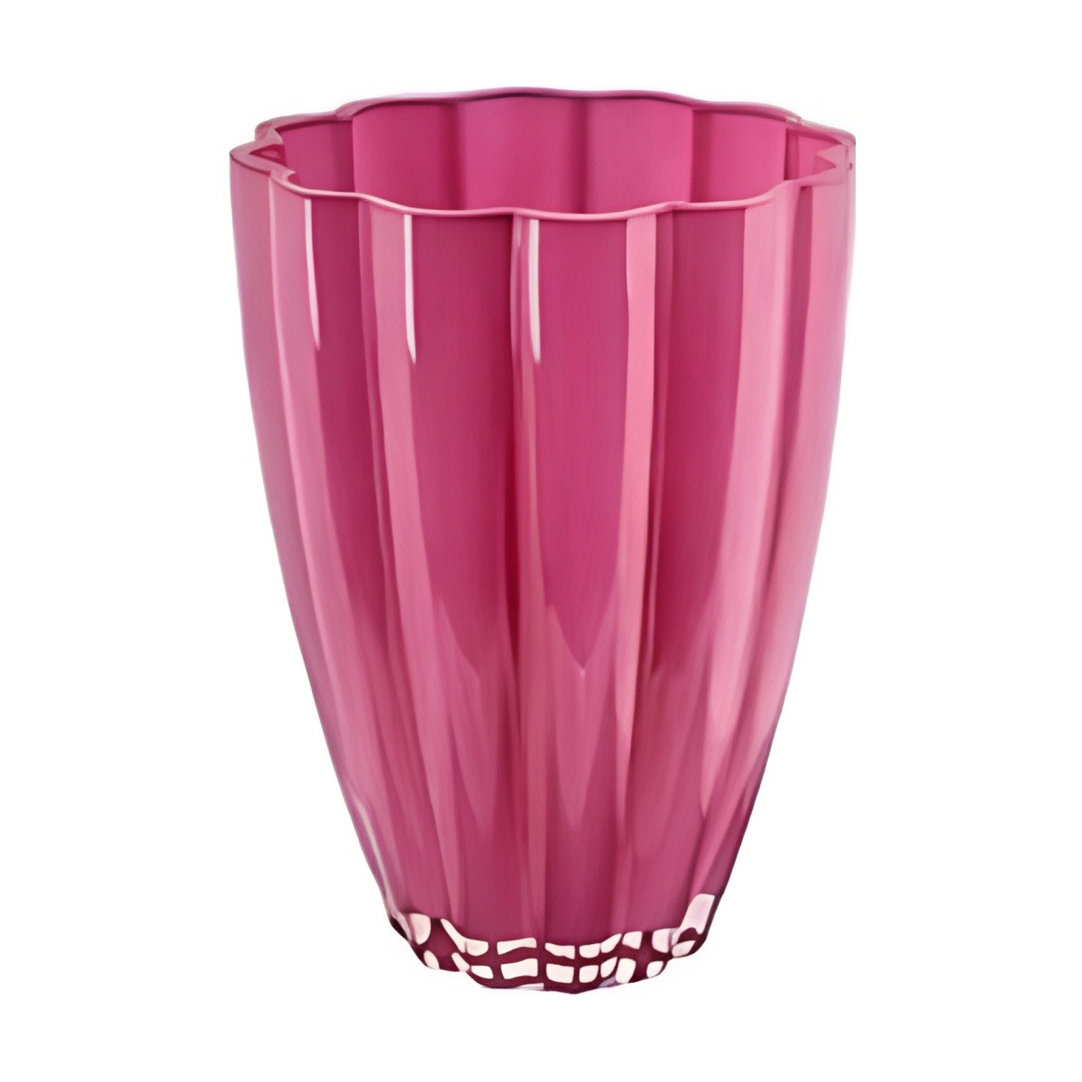 Flower Vase – Hot Pink, coloured glass