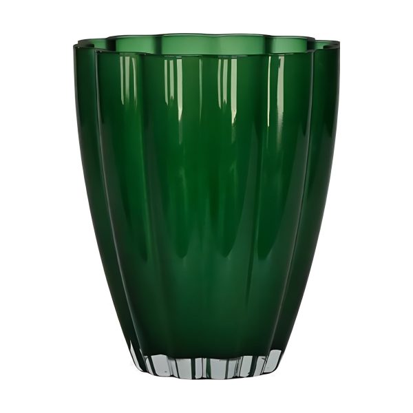 Florero – Verde cazador, vidrio de color