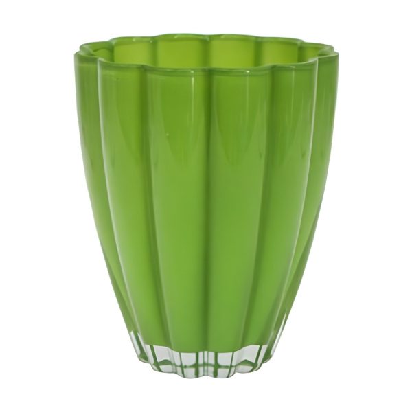 Florero – Verde lima, vidrio de color
