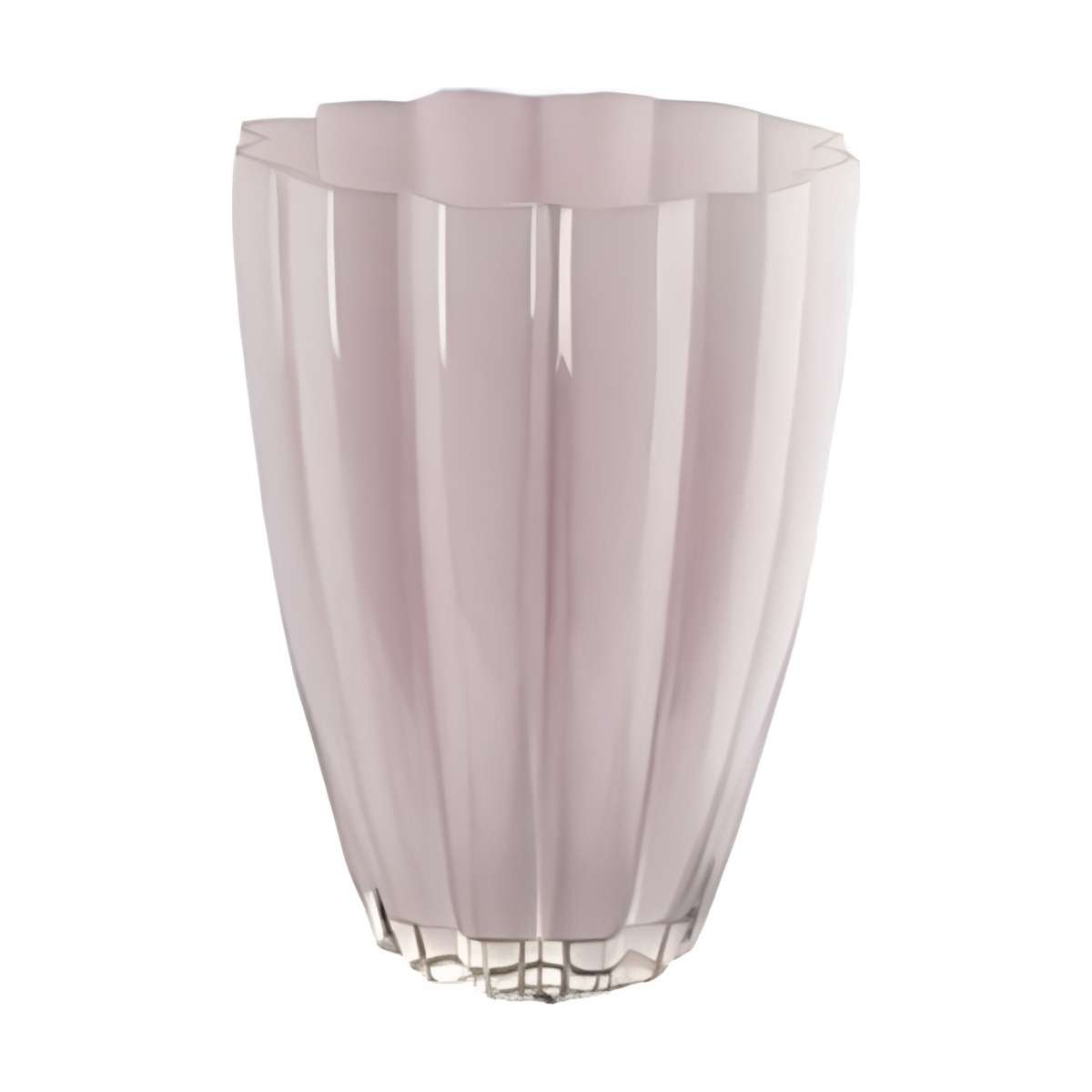 Flower Vase – Pink, coloured glass