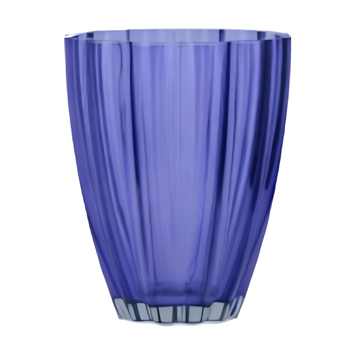Flower Vase – Transparent Violet, coloured glass