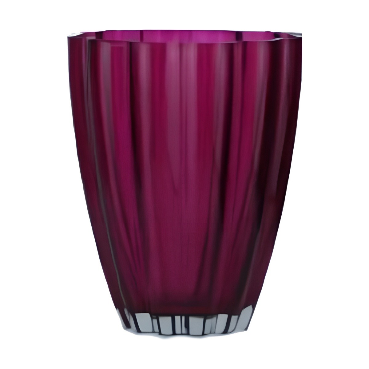 Flower Vase – Transparent Wild Berry, coloured glass