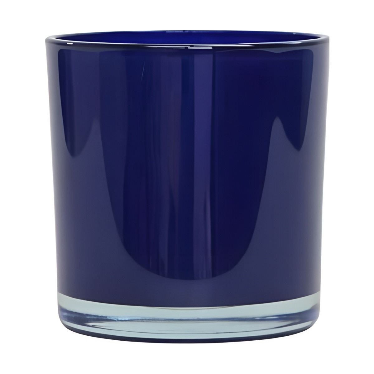 Glass Cylinder Vase – Royal Blue, coloured glass