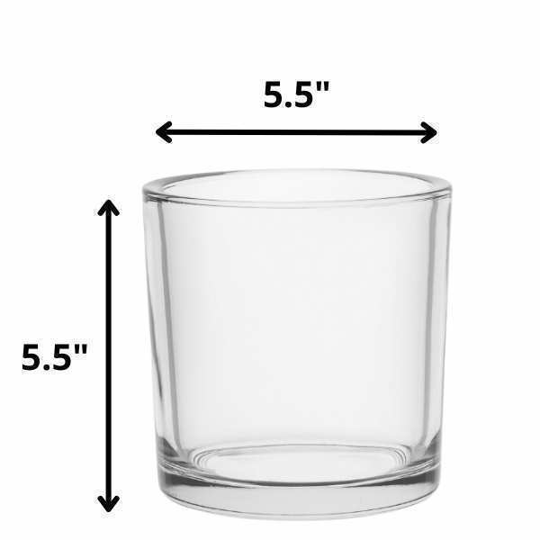 Glass Cylinder, clear glass