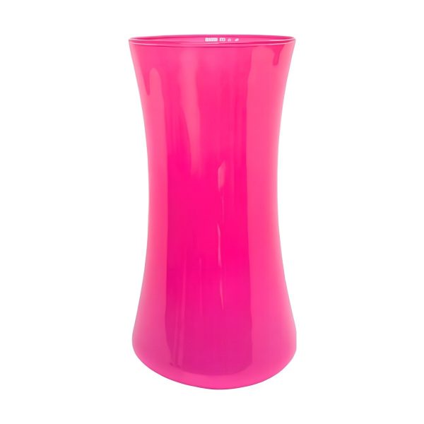 Harvest Vase – Hot Pink, coloured glass