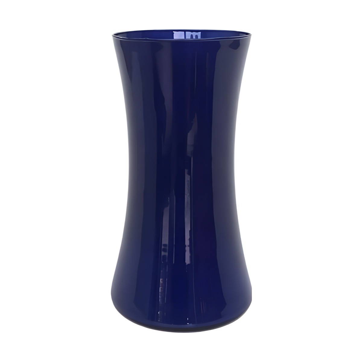 Vase Récolte – Bleu royal, verre coloré