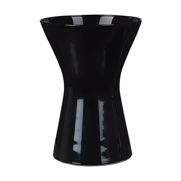 Kiara Vase – Black, coloured glass