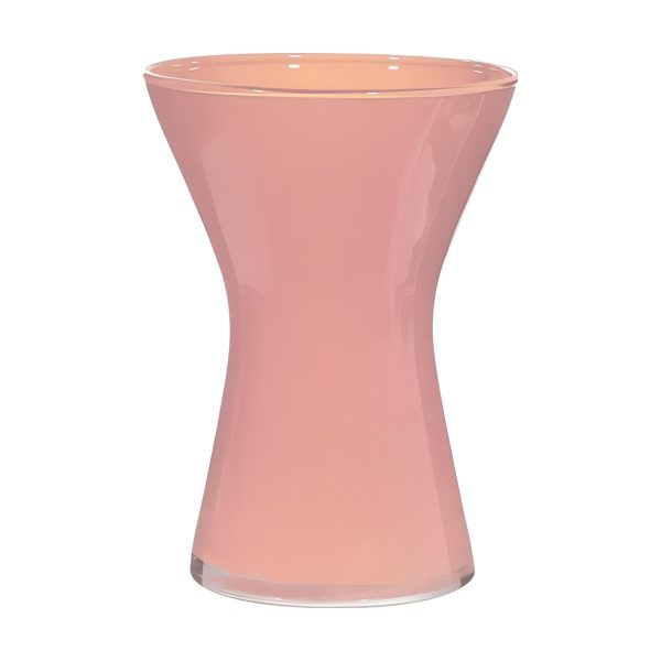 Kiara Vase – Blush Pink, coloured glass