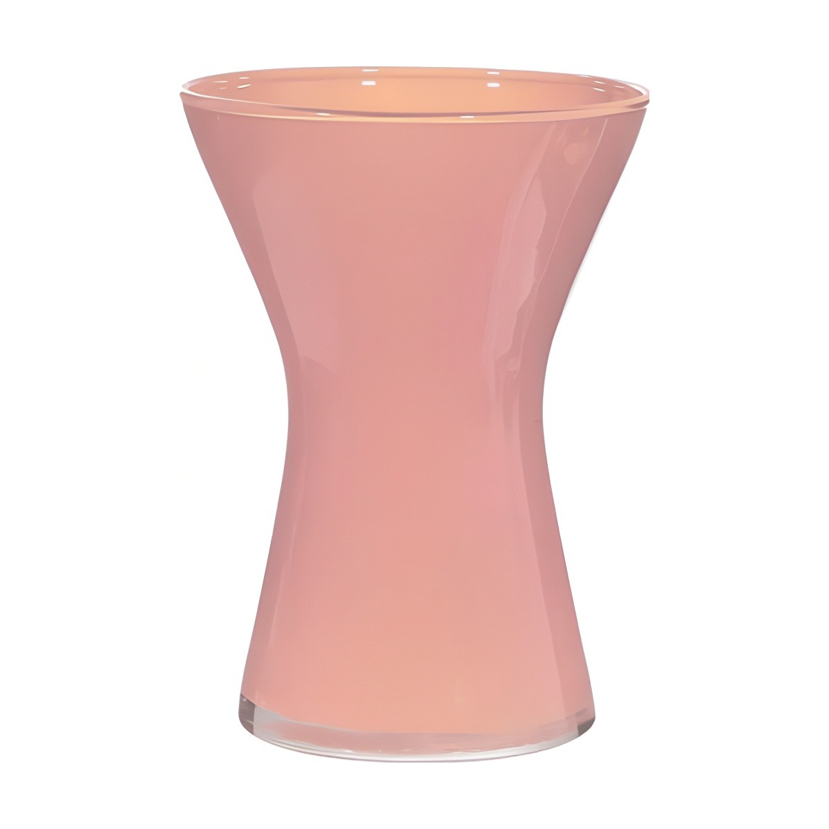 Kiara Vase – Blush Pink, coloured glass