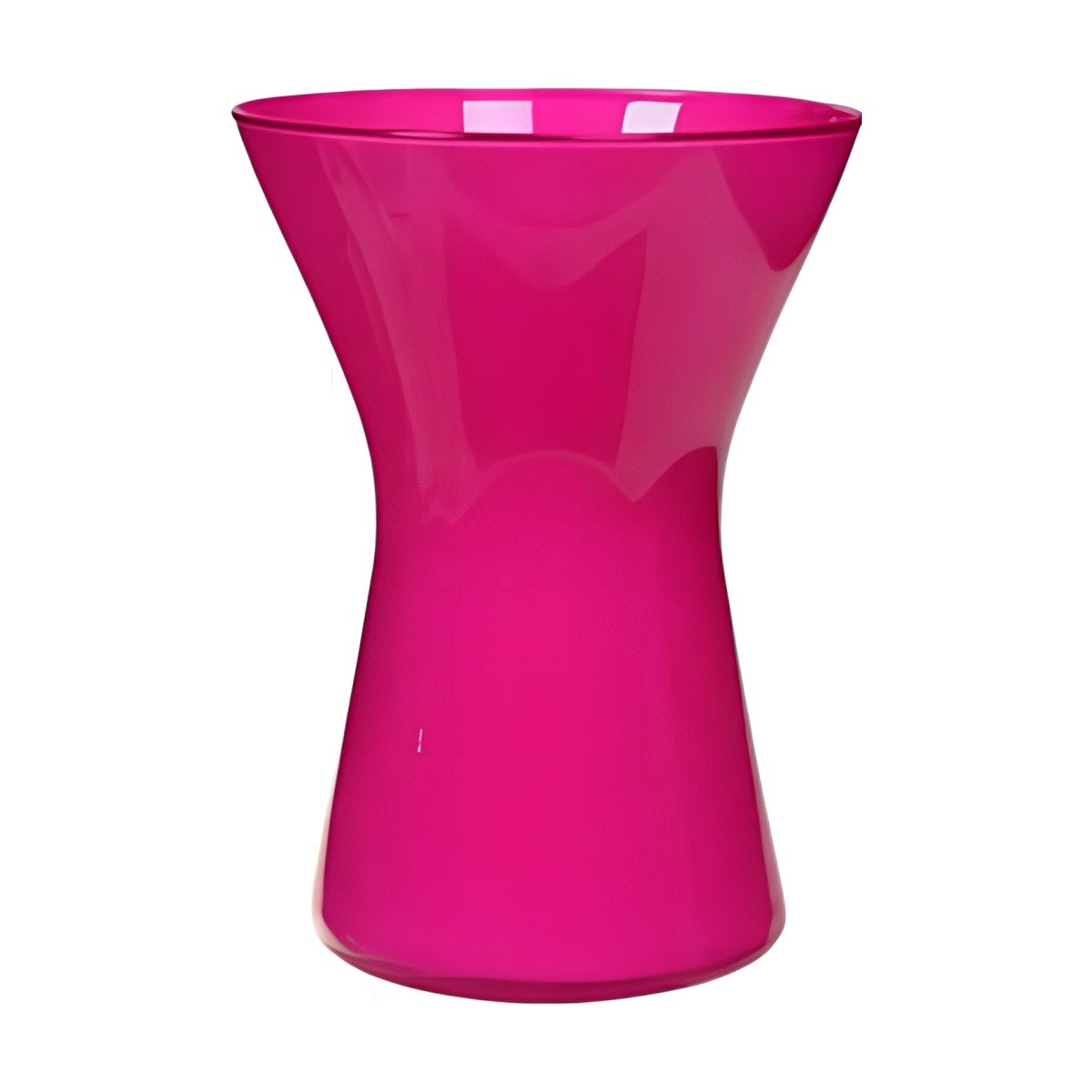 Kiara Vase – Hot Pink, coloured glass
