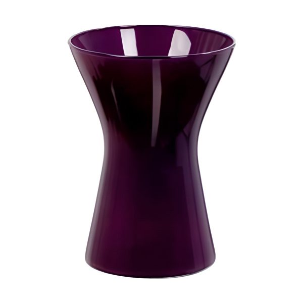 Kiara Vase – Plum, coloured glass