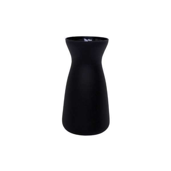 Jarrón Koob's – Negro Mate, vidrio de color