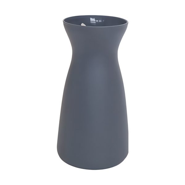 Vase Koob – Gris mat, verre coloré