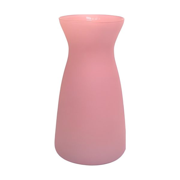 Vase Koob – Mat rose mat, verre coloré