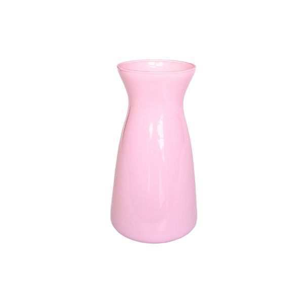 Jarrón Koob's – Rosa, vidrio de color