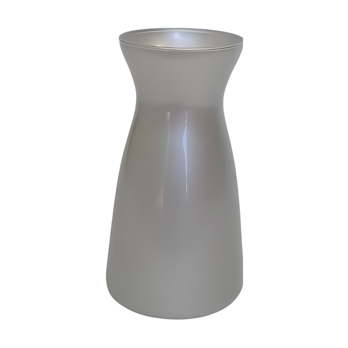 Jarrón Koob's – Plata, vidrio de color
