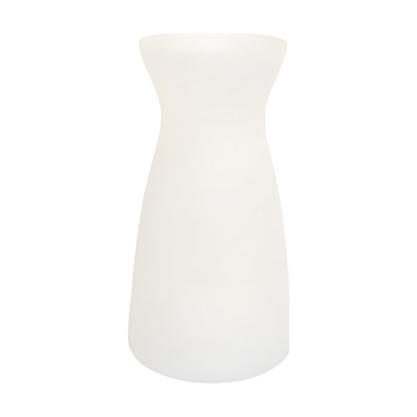 Vase Koob – Blanc mat, verre coloré