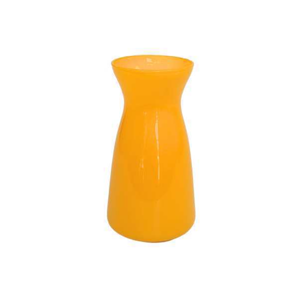 Jarrón Koob's – Amarillo, vidrio de color