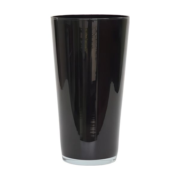 Leo Grand modèle – Noir, verre coloré
