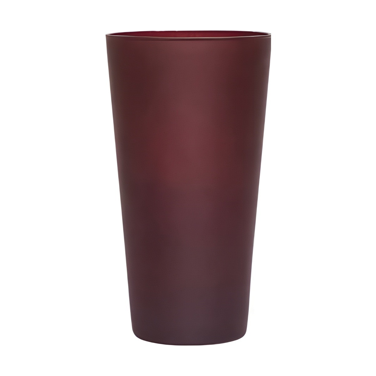 Leo Large – Burgundy Matte, coloured glass