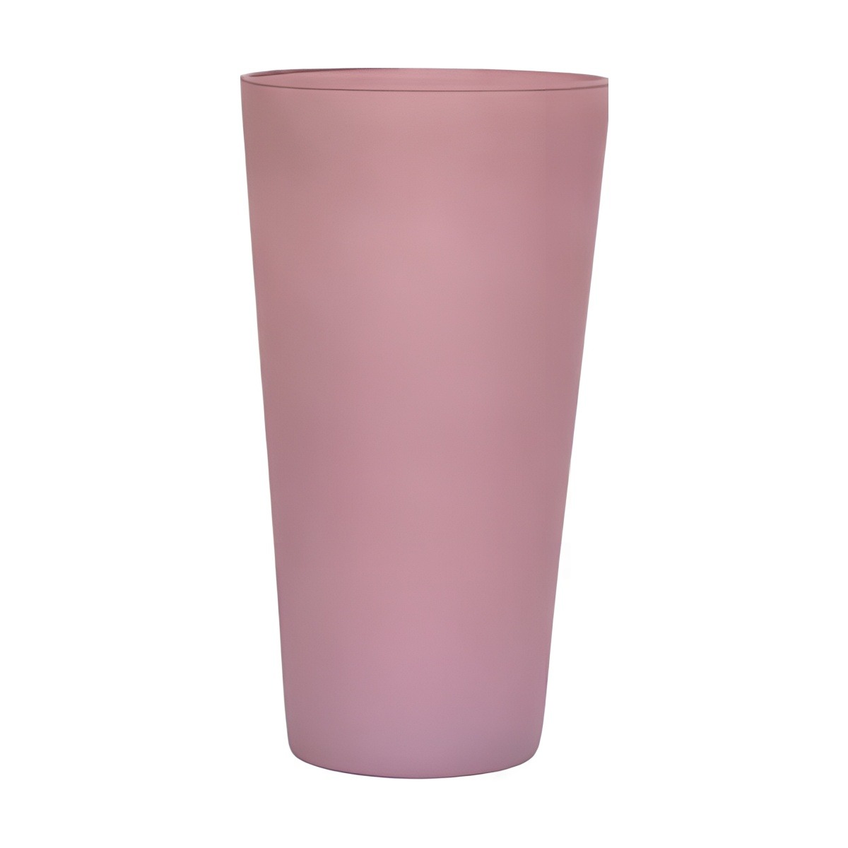 Leo Large – Pink Matte, coloured glass