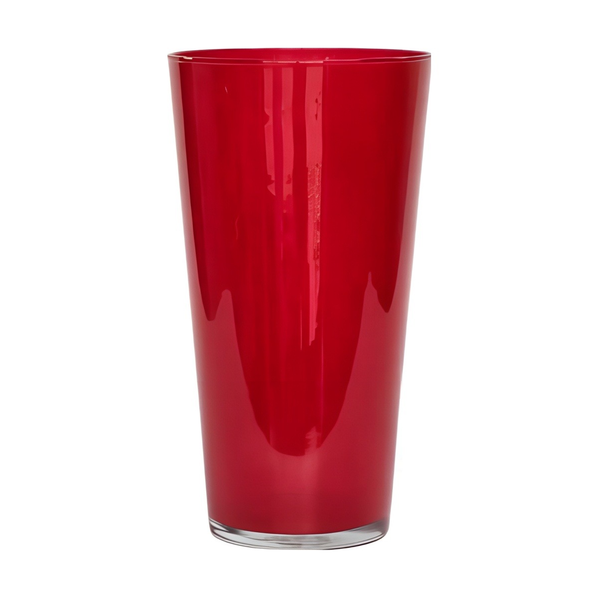 Leo Large – Red, coloured glass