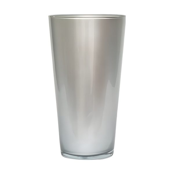 Leo Grand modèle – Argenté, verre coloré