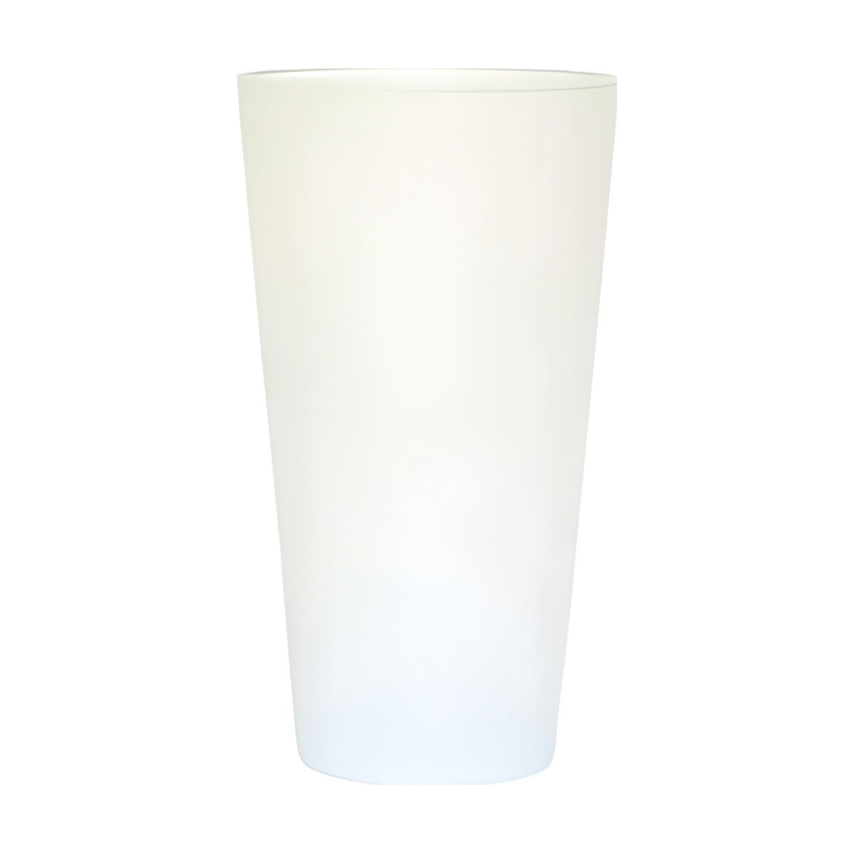 Leo Large – White Matte, coloured glass