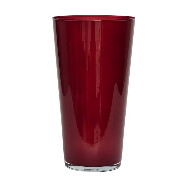 Leo Grand modèle – Rouge vin, verre coloré