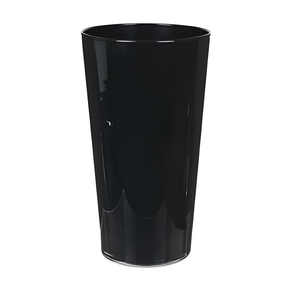 Leo Vase – Black, coloured glass