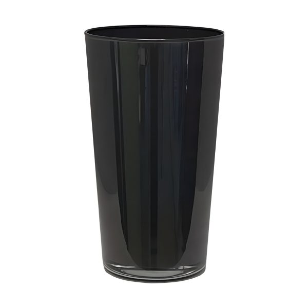 Jarrón Leo – Gris oscuro, vidrio de color