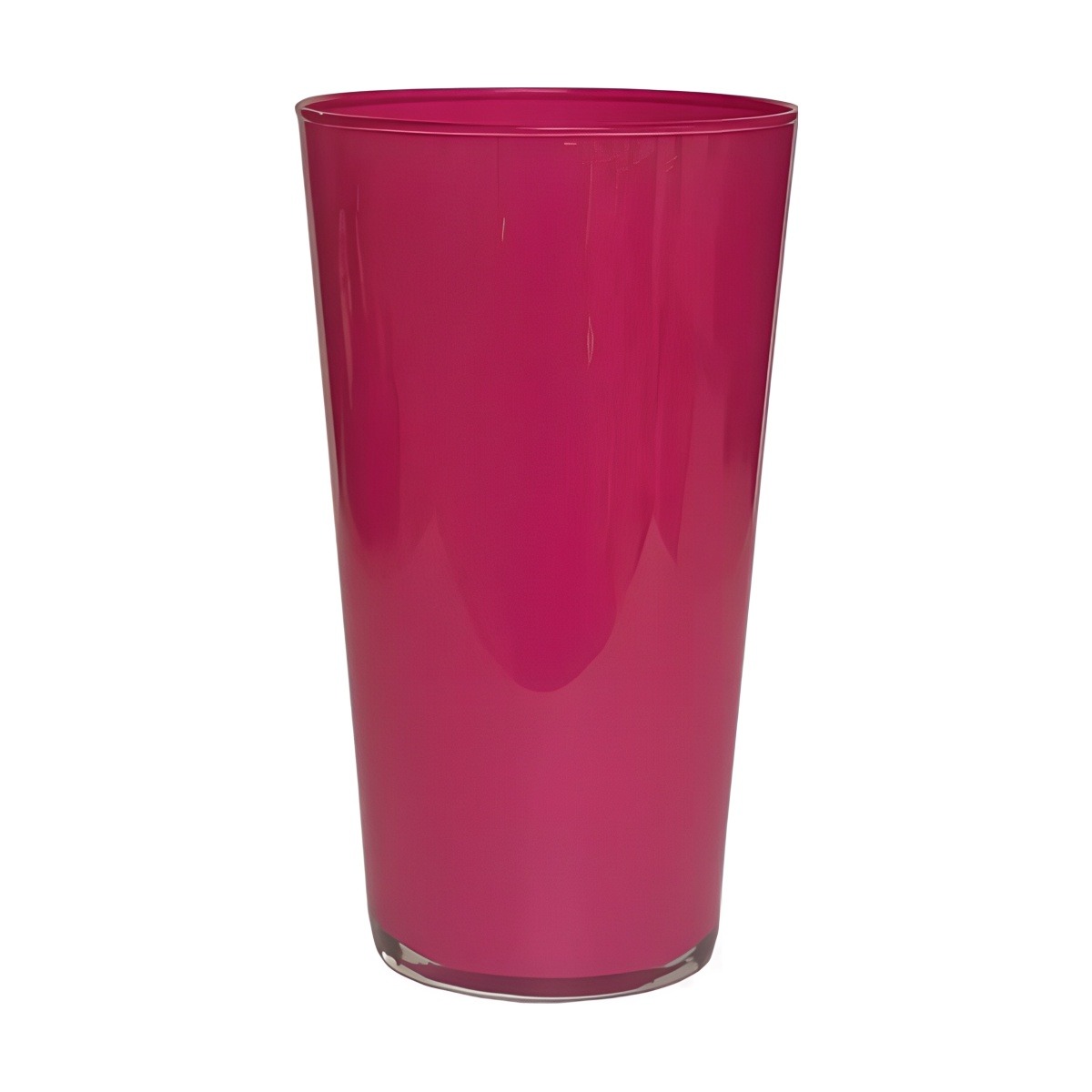 Leo Vase – Hot Pink, coloured glass