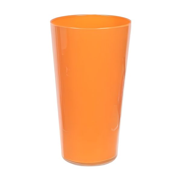 Jarrón Leo – Naranja, vidrio de color