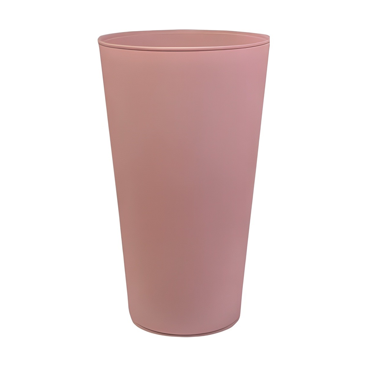 Leo Vase – Pink Matte, coloured glass