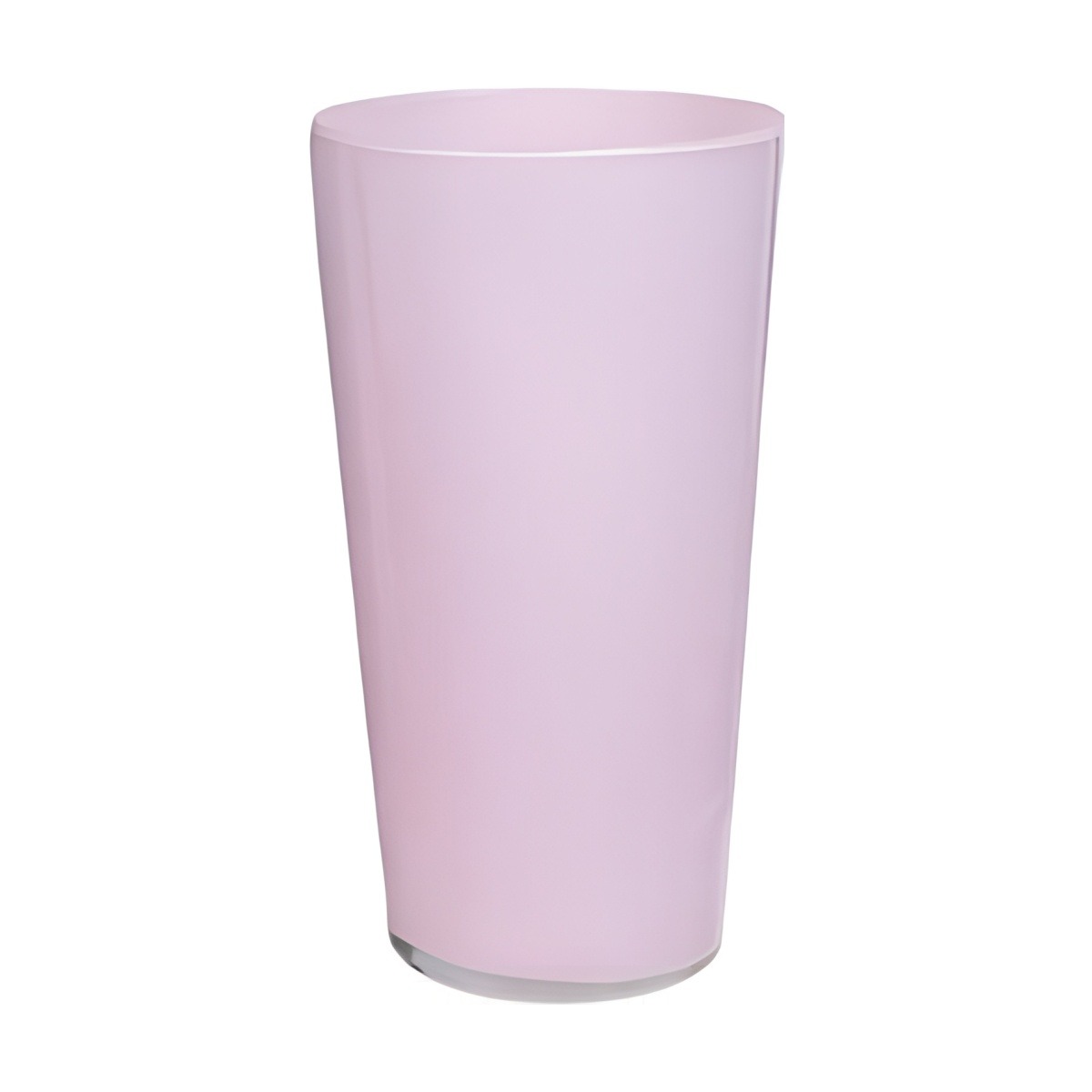Leo Vase – Pink, coloured glass