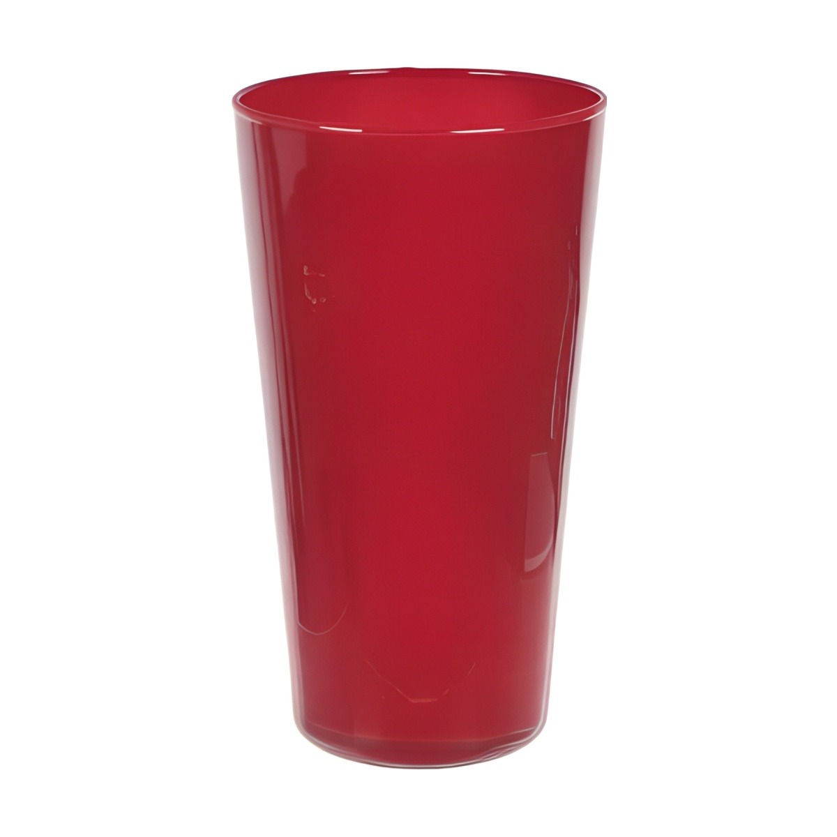 Jarrón Leo – Rojo, vidrio de color