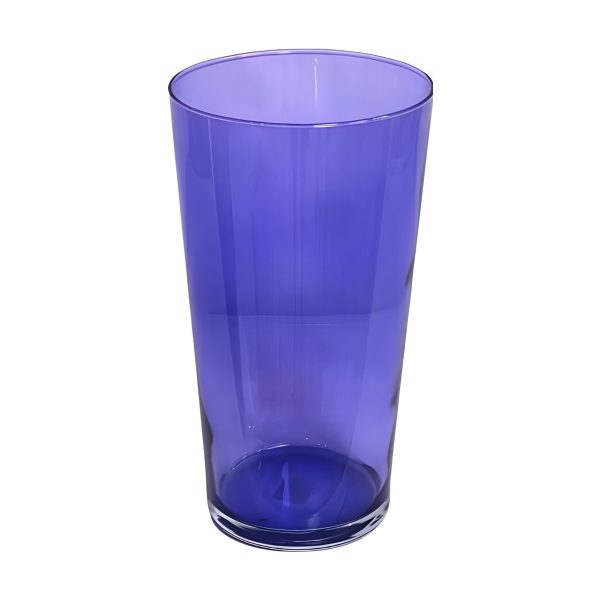 Jarrón Leo – Violeta Transparente, vidrio de color