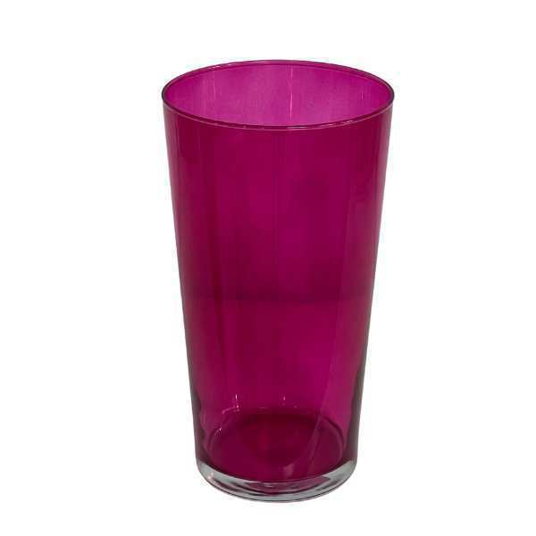 Vase Leo – Baie Sauvage Transparente, verre coloré