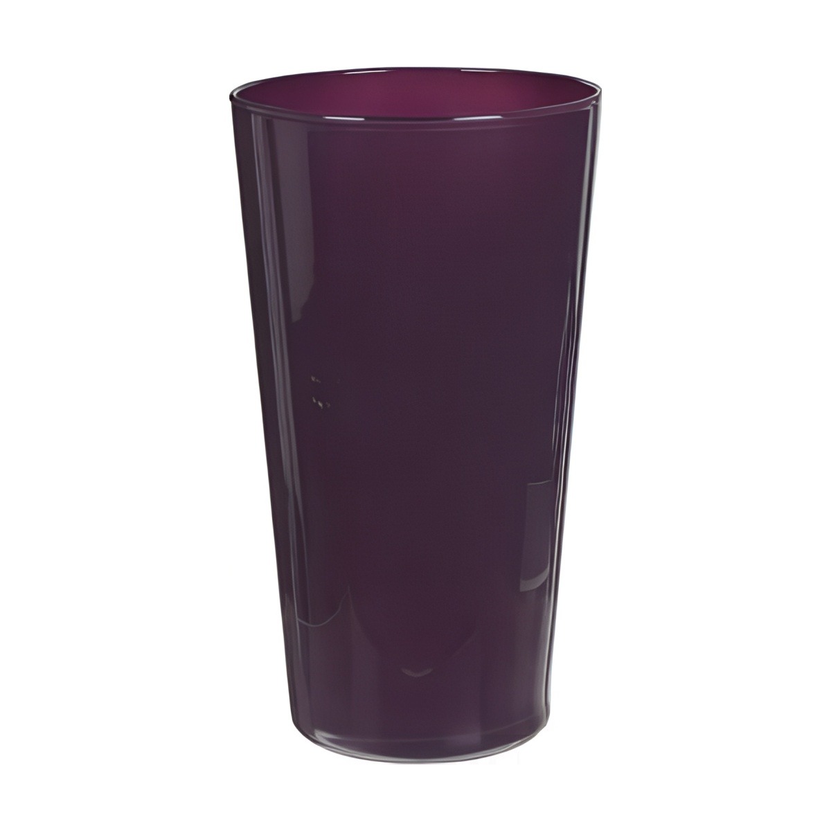 Vase Leo – Jaune, verre coloré