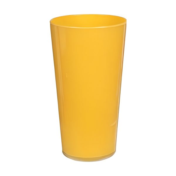 Jarrón Leo – Amarillo, vidrio de color