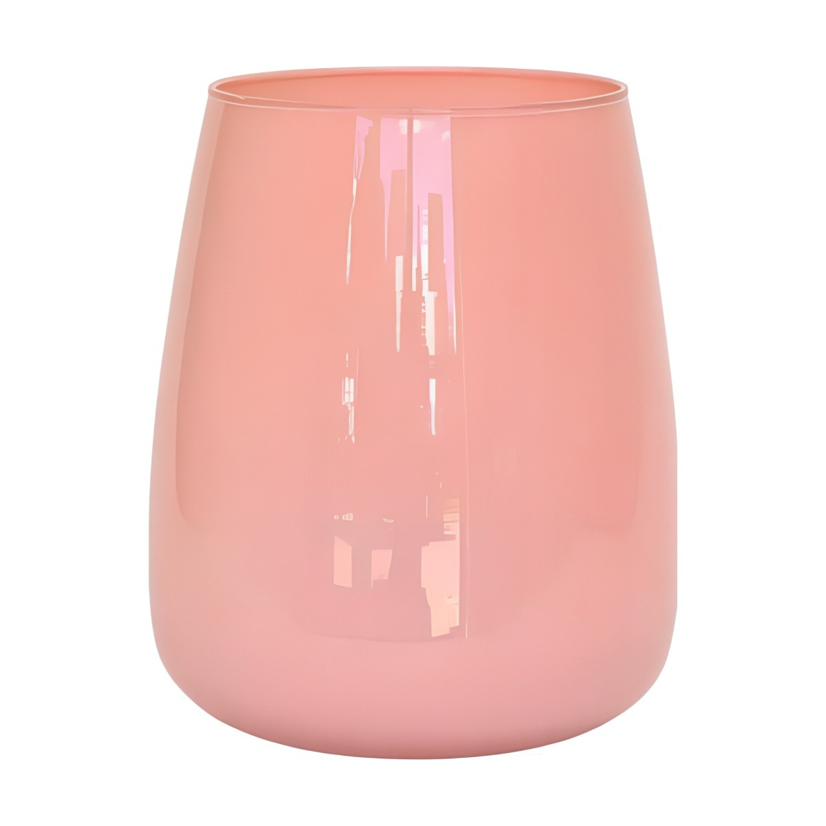 Malia Vase – Blush Pink, coloured glass