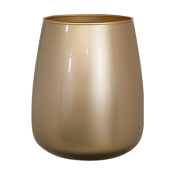 Malia Vase – Champagne, coloured glass