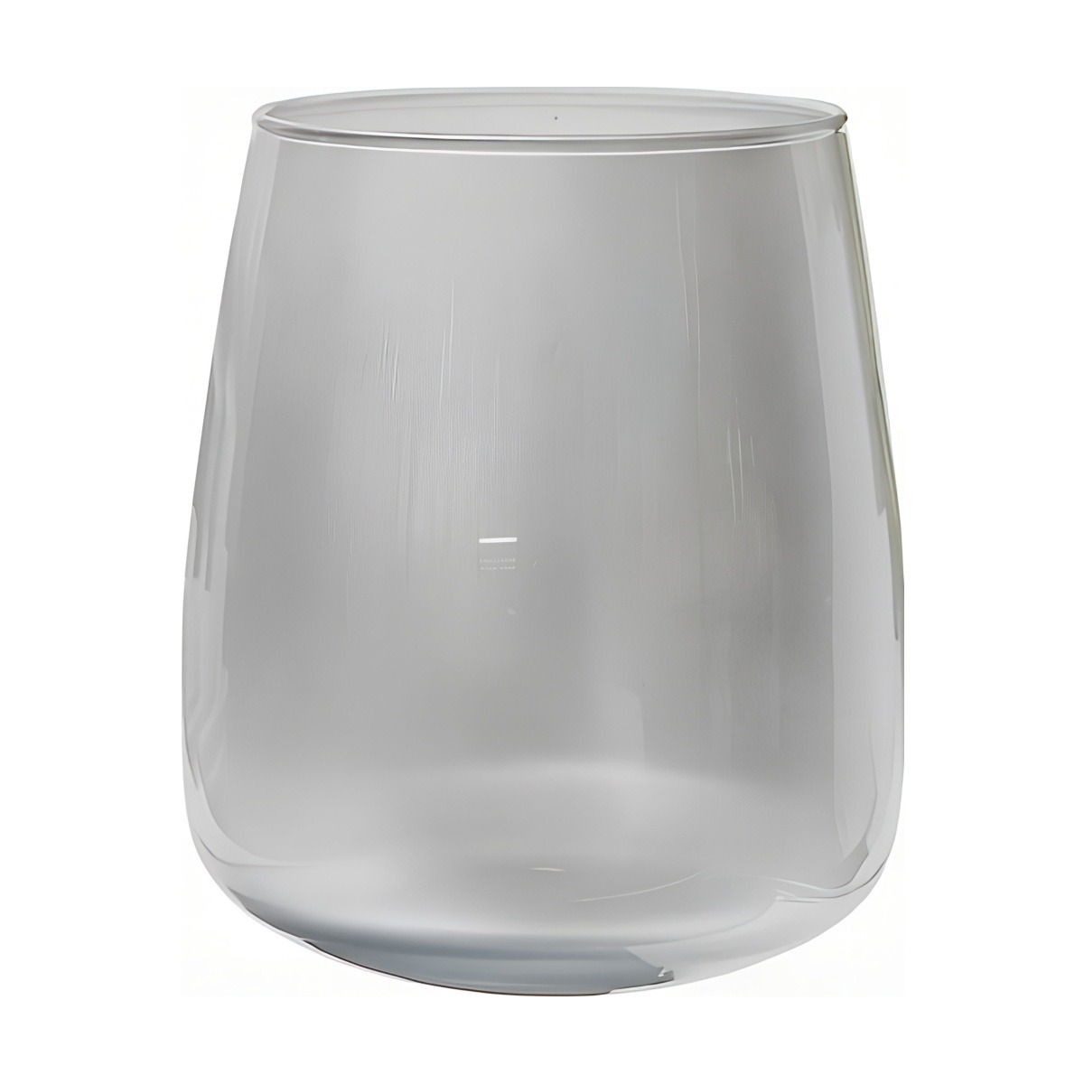 Malia Vase – Metallic Silver, coloured glass