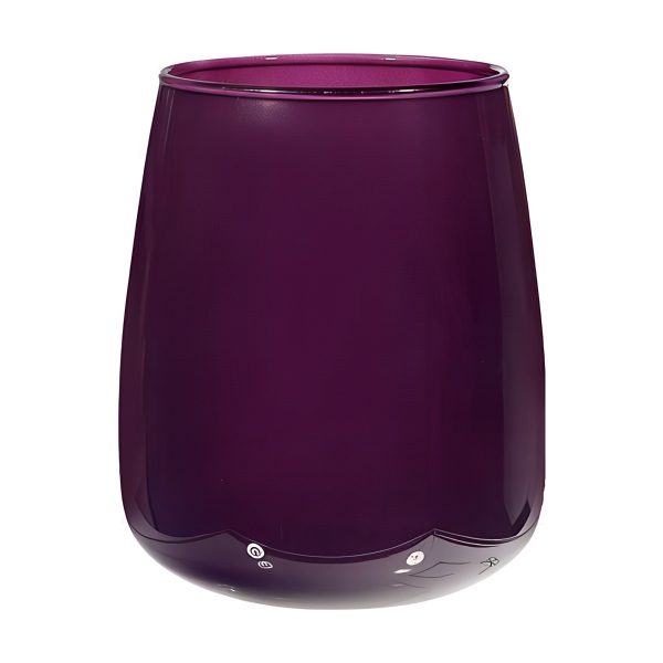 Malia Vase – Plum, coloured glass