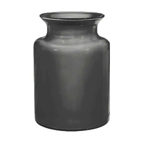 Frasco de vidrio mediano – Gris oscuro, vidrio de color