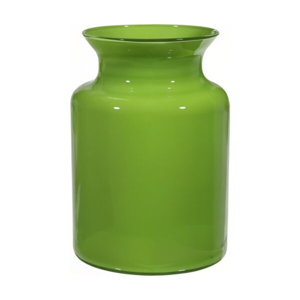 Med. Glass Jar – Lime, coloured glass