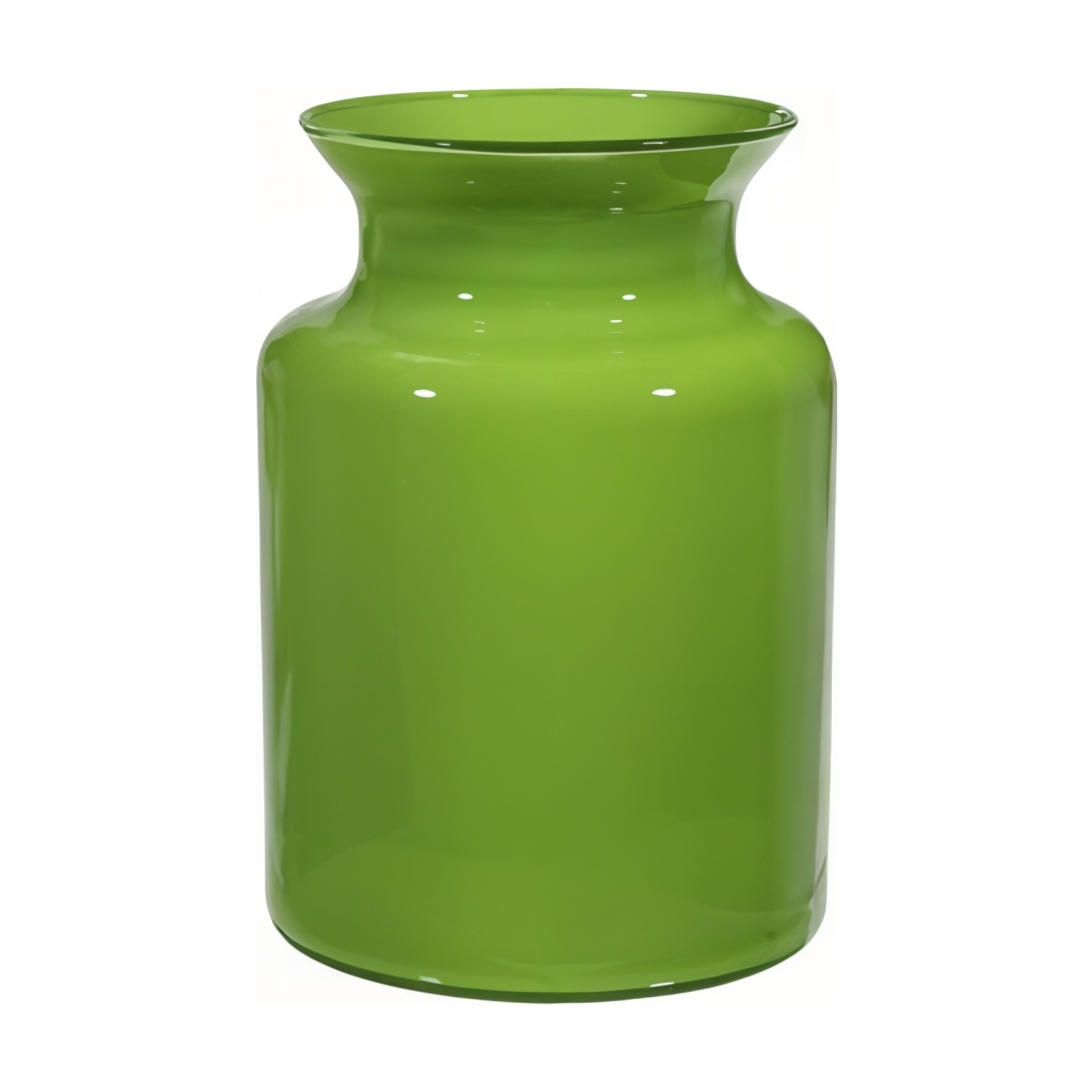 Med. Glass Jar – Lime, coloured glass