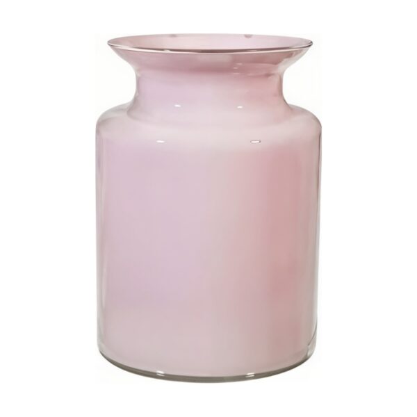 Frasco de vidrio mediano – Rosa, vidrio de color