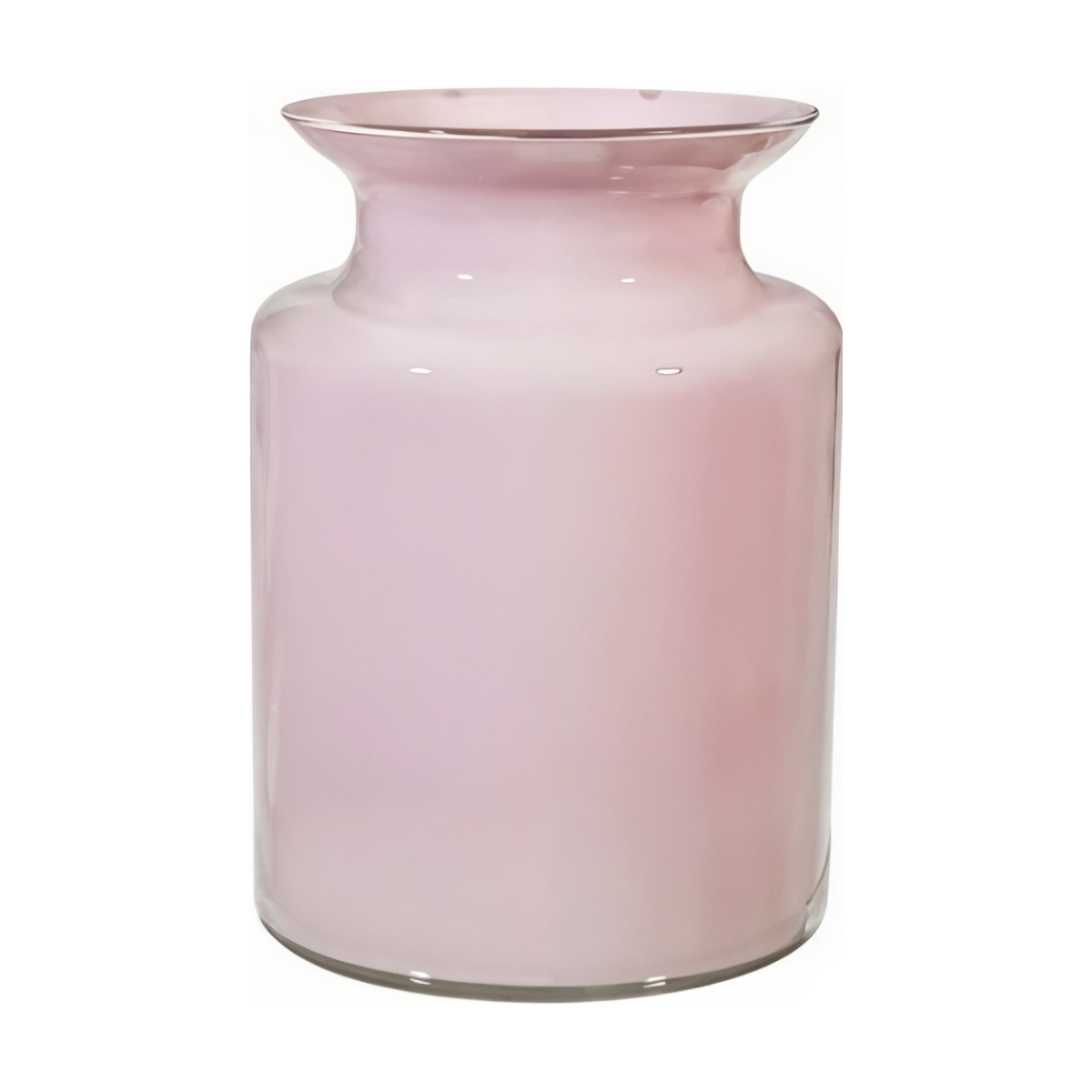 Med. Glass Jar – Pink, coloured glass