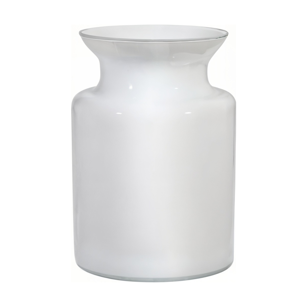 Med. Glass Jar – White, coloured glass